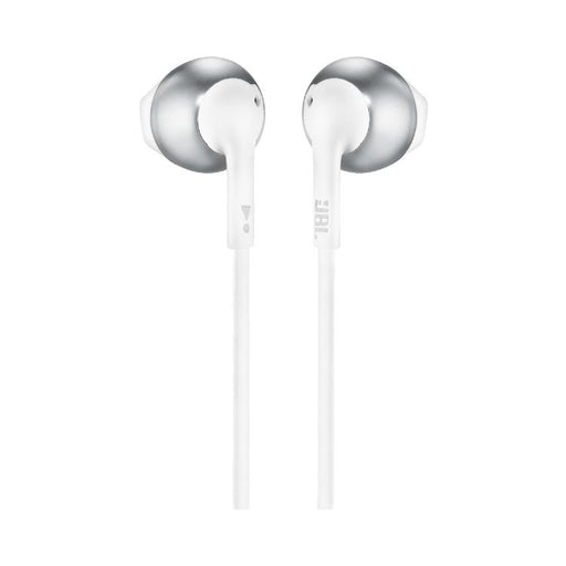 JBL Tune 205 | Écouteurs filaire intra-auriculaires - JBL Pure Bass - Microphone - Chrome-Sonxplus Sorel