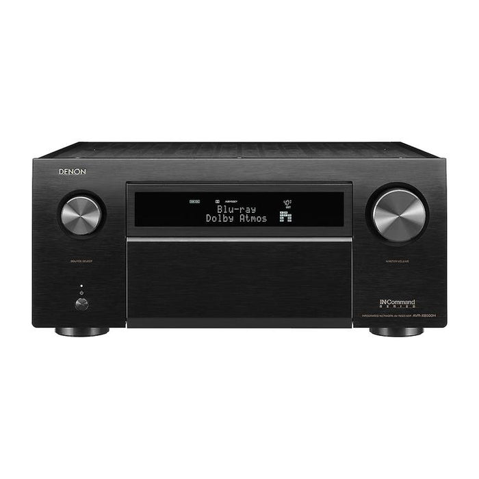 Denon AVRX8500HA | Récepteur AV 13.2 canaux - Réseau - Cinéma maison - Amplificateur de puissance monolithique - Bluetooth - Wi-Fi - 8K - HEOS - Noir-Sonxplus Sorel
