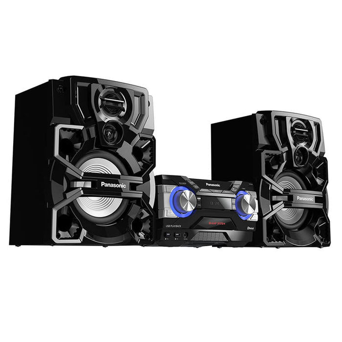 Panasonic SC-AKX640K | Chaîne Stéréo CD - Bluetooth - AIRQUAKE BASS - Bi-Amp - DJ Jukebox - Éclairage LED multicolore-Sonxplus Sorel