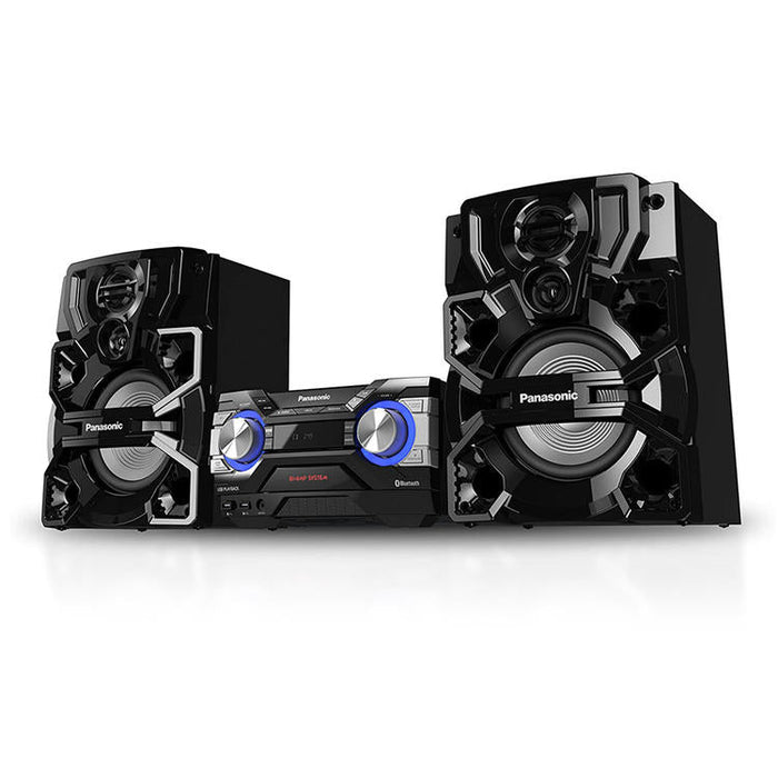 Panasonic SC-AKX640K | Chaîne Stéréo CD - Bluetooth - AIRQUAKE BASS - Bi-Amp - DJ Jukebox - Éclairage LED multicolore-Sonxplus Sorel