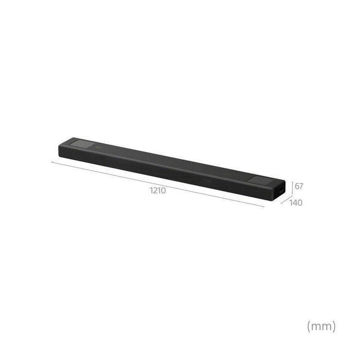 Sony HT-A5000 | Barre de son - Pour cinéma maison - 5.1.2 canaux - Sans fil - Bluetooth - Wi-Fi intégré - 450 W - Dolby Atmos - DTS:X - Noir-Sonxplus Sorel