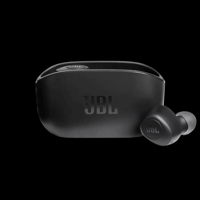 JBL Vibe 100TWS | Écouteurs 100% sans fil intra-auriculaires - Bluetooth - Isolation sonore - Microphone - Noir-Sonxplus Sorel