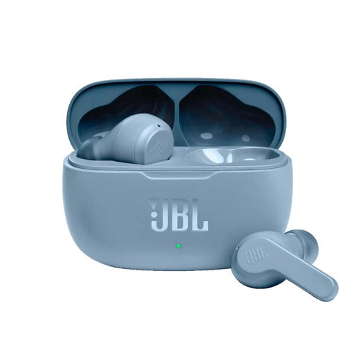 JBL Vibe 200TWS | Écouteurs 100% sans fil intra-auriculaires - Bluetooth - Son JBL Deep Bass - Microphone - Bleu-Sonxplus Sorel