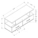 Monarch Specialties I 2608 | Meuble TV - 48" - 2 Tiroirs de rangement - Gris-Sonxplus Sorel