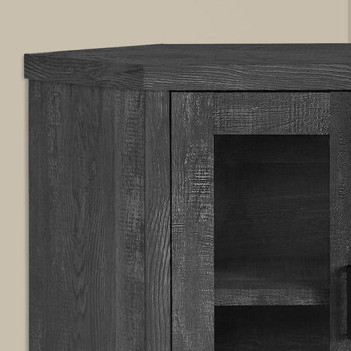 Monarch Specialties I 2716 | Meuble TV - 42" - En coin - Imitation bois - Noir-Sonxplus Sorel