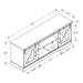 Monarch Specialties I 2745 | Meuble TV - 60" - 2 Portes coulissantes - Expresso-Sonxplus Sorel