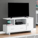 Monarch Specialties I 2800 | Meuble TV - 48" - Avec rangement - Blanc-Sonxplus Sorel