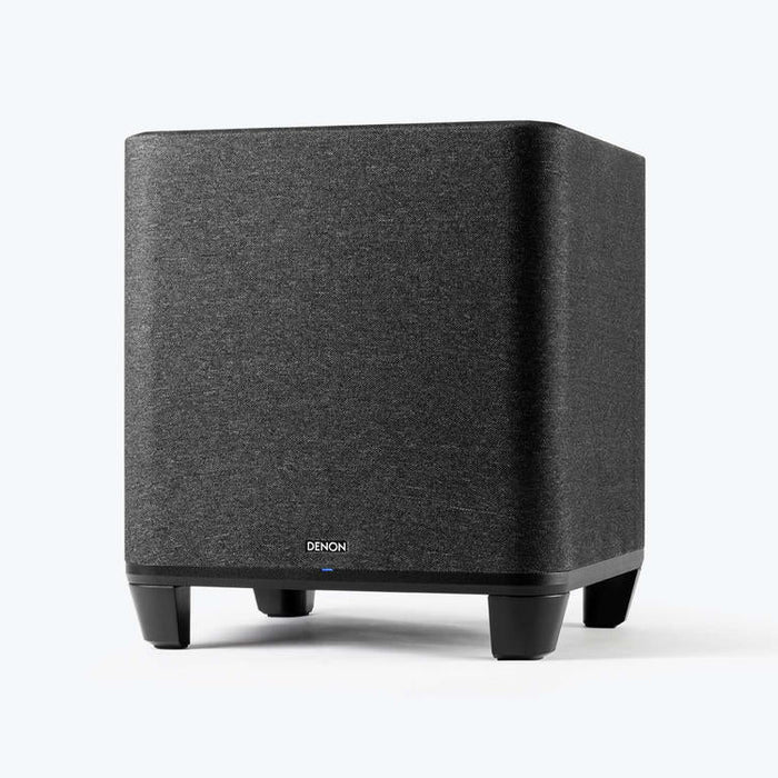 Denon Home Sub | Caisson de graves 8" - Sans fil - HEOS intégré - Connexion Wifi - Compatible avec barre de son et haut-parleurs Denon Home - Noir-Sonxplus Sorel