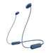Sony WI-C100 | Écouteurs intra-auriculaires - Sans fil - Bluetooth - Autour du cou - Microphone - IPX4 - Bleu-Sonxplus Sorel