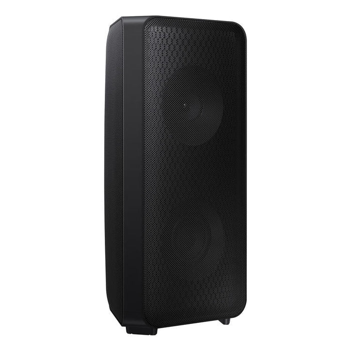 Samsung MX-ST40B | Haut-parleur portable puissant - Tour de son - Bluetooth - 160W - Bidirectionnels - Lumières à DEL - Connexion Bluetooth multiple - Noir-Sonxplus Sorel