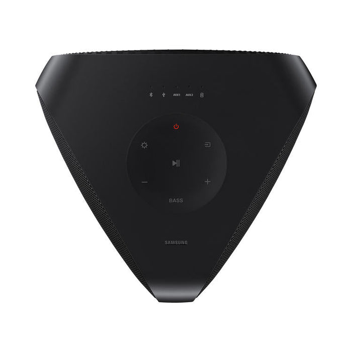 Samsung MX-ST40B | Haut-parleur portable puissant - Tour de son - Bluetooth - 160W - Bidirectionnels - Lumières à DEL - Connexion Bluetooth multiple - Noir-Sonxplus Sorel