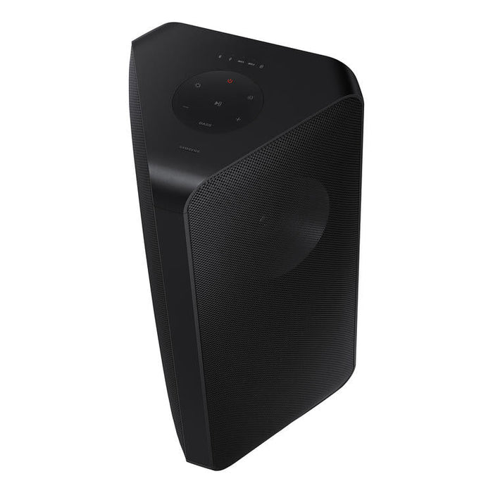 Samsung MX-ST40B | Haut-parleur portable puissant - Tour de son - Bluetooth - 160W - Bidirectionnels - Lumières à DEL - Connexion Bluetooth multiple - Noir-Sonxplus Sorel