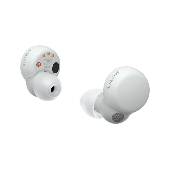 Sony WFLS900N | Écouteurs intra-auriculaires - LinkBuds - 100% Sans fil - Bluetooth - Microphone - Suppression active du bruit - Blanc-Sonxplus Sorel