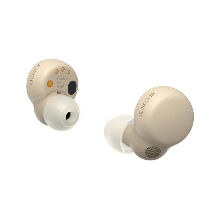 Sony WFLS900N | Écouteurs intra-auriculaires - LinkBuds - 100% Sans fil - Bluetooth - Microphone - Suppression active du bruit - Crème-Sonxplus Sorel