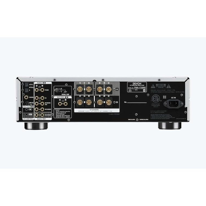 Denon PMA-1700NE | Amplificateur intégré - 140W - Circuit Push-pull MOS - Argent-Sonxplus Sorel