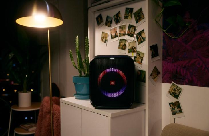 JBL Partybox Encore Essential | Haut-parleur portatif - Sans fil - Bluetooth - 100 W - Jeu de lumière - Noir-Sonxplus Sorel