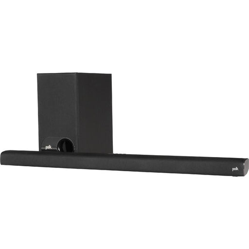 Polk Signa S2 | Barre de son universelle - Avec Caisson de graves sans fil - Bluetooth - Expérience de Cinéma Maison - Voice Adjust - HDMI - Noir-Sonxplus Sorel