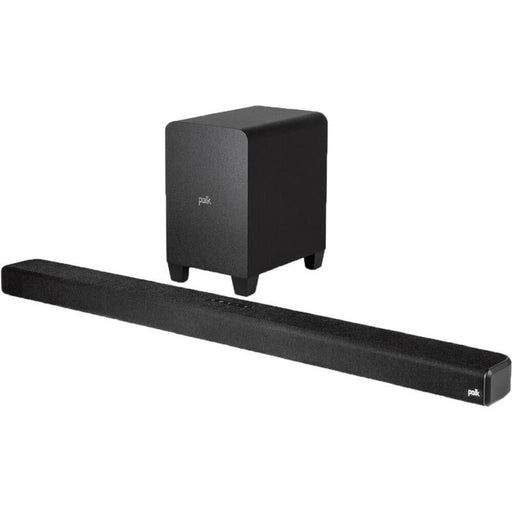 Polk Signa S4 | Barre de son 3.1.2 Certifié Dolby Atmos - Avec Caisson de graves sans fil - Bluetooth - Expérience de Cinéma Maison - Voice Adjust - Noir-Sonxplus Sorel