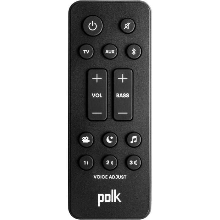 Polk Signa S4 | Barre de son 3.1.2 Certifié Dolby Atmos - Avec Caisson de graves sans fil - Bluetooth - Expérience de Cinéma Maison - Voice Adjust - Noir-Sonxplus Sorel