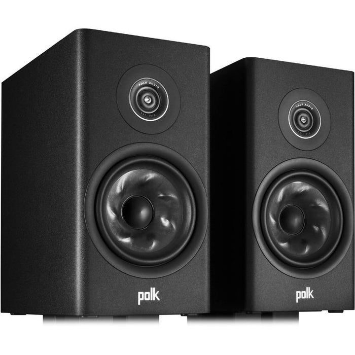 Polk Reserve R200 | Ensemble d'Haut-parleurs de bibliothèque - Excellent détail home cinéma - Noir - Paire-Sonxplus Sorel