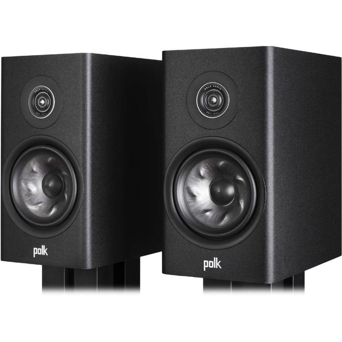 Polk Reserve R200 | Ensemble d'Haut-parleurs de bibliothèque - Excellent détail home cinéma - Noir - Paire-Sonxplus Sorel
