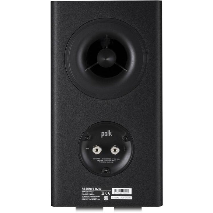 Polk Reserve R200 | Ensemble d'Haut-parleurs de bibliothèque - Excellent détail home cinéma - Noir - Paire-Sonxplus Sorel