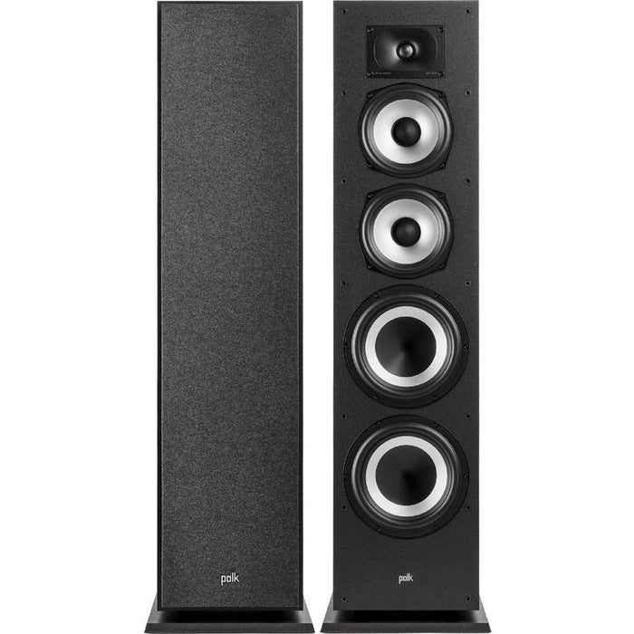 Polk Monitor XT70 | Haut-parleurs de plancher - Tour - Certifié Hi-Res Audio - Noir - Paire-Sonxplus Sorel