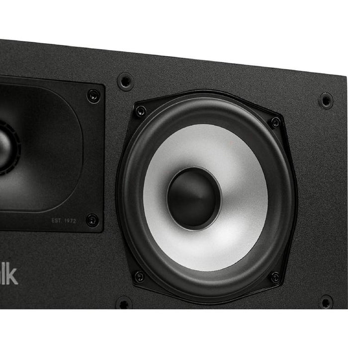 Polk Monitor XT30 | Haut-parleur central - Certifié Hi-Res Audio - Noir-Sonxplus Sorel