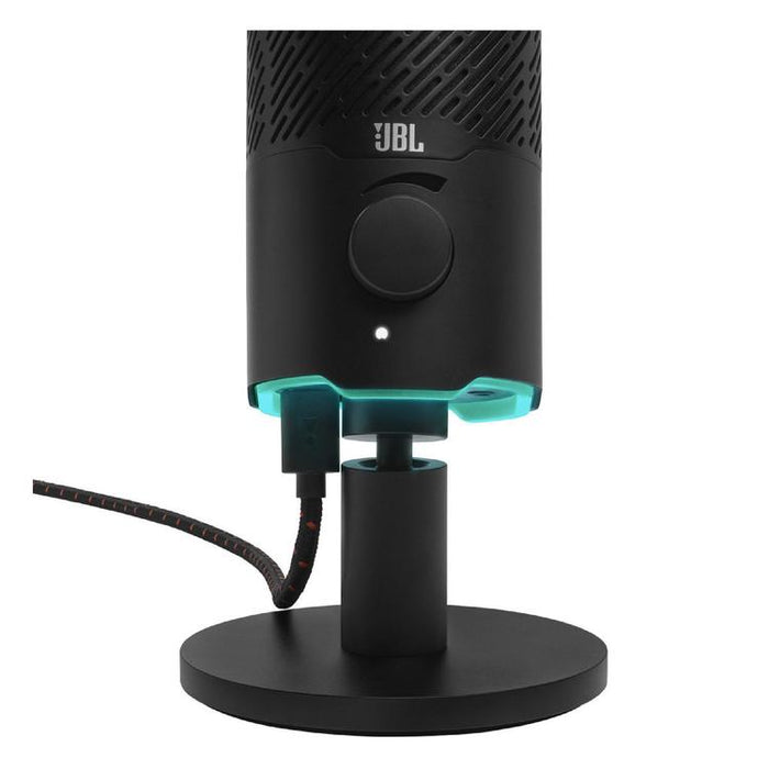 JBL Quantum Stream | Microphone - Filaire - Double condensateur - USB - Noir-Sonxplus Sorel