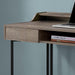 Monarch Specialties I 7360 | Meuble d'ordinateur - 48" - Avec tiroirs - Métal noir - Taupe foncé-Sonxplus Sorel