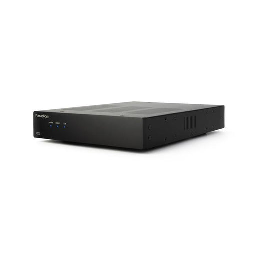 Paradigm X-500 | Amplificateur stéréo - 2 canaux ou monocanal ponté - Jusqu’à 500 watts de puissance - Mince - Noir-Sonxplus Sorel