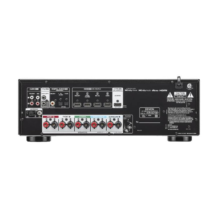 Denon AVRS570BT | Récepteur AV 5.2 canaux - Cinéma maison - 8K - Bluetooth - Noir-Sonxplus Sorel