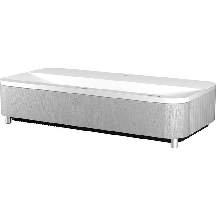 Epson EpiqVision Ultra LS800 | Projecteur laser multimédia intelligent - Technologie 3LCD à très courte portée - 3 puces - 16:9 - 4K Pro-UHD - Blanc-Sonxplus Sorel