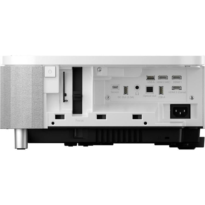 Epson EpiqVision Ultra LS800 | Projecteur laser multimédia intelligent - Technologie 3LCD à très courte portée - 3 puces - 16:9 - 4K Pro-UHD - Blanc-Sonxplus Sorel