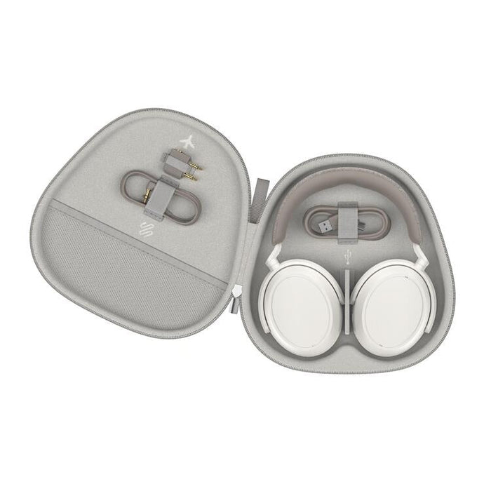 Sennheiser MOMENTUM 4 Wireless | Écouteurs supra-auriculaires - Sans fil - Réduction adaptative du bruit - Blanc-Sonxplus Sorel