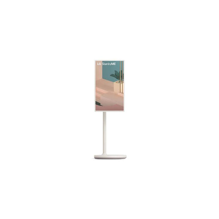 LG StanbyME - 27ART10AKPL | Téléviseur intelligent 27" DEL - 4K FHD - Sur support - Sans fil - Tactile - Rotation complète - Batterie intégrée-Sonxplus Sorel