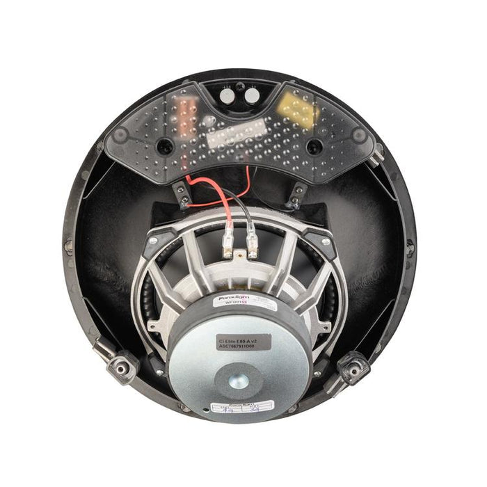 Paradigm CI Elite E80-A V2 | Haut-parleur encastré - Plafonnier - SHOCK-MOUNT - Blanc - Surface prête à peindre - Unité-Sonxplus Sorel