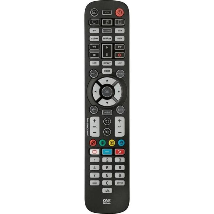 One for All URC3660R | Télécommande universelle pour téléviseur - Série Essential - Pour 6 appareils-Sonxplus Sorel