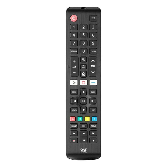 One for All URC4810R | Télécommande de remplacement direct pour tout téléviseur Samsung - Série Replacement - Noir-Sonxplus Sorel