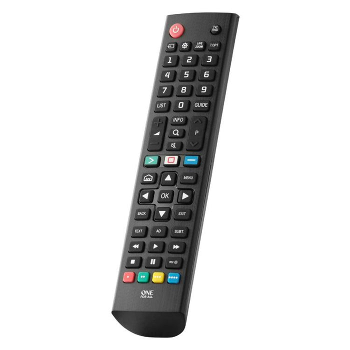 One for All URC4811R | Télécommande de remplacement direct pour tout téléviseur LG - Série Replacement - Noir-Sonxplus Sorel