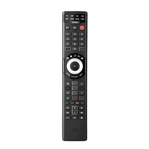 One for All URC7880R | Télécommande universelle intelligente pour tout téléviseur - Série Smart - Pour 8 appareils - Noir-Sonxplus Sorel