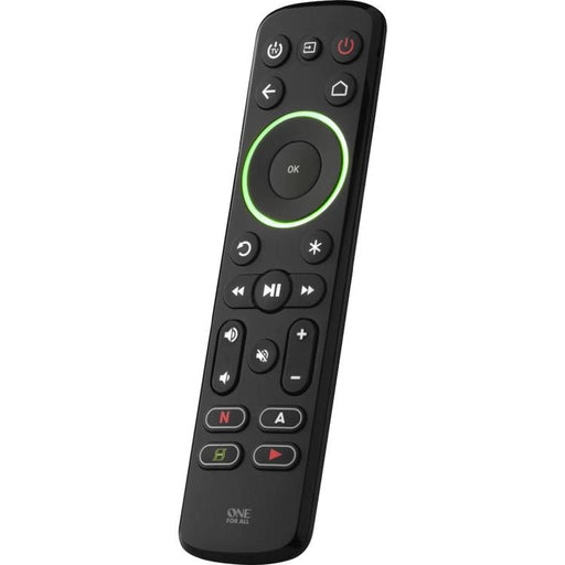 One for All URC7935R | Télécommande universelle intelligente pour téléviseur, appareil de streaming et barre de son - Série Smart - Noir-Sonxplus Sorel