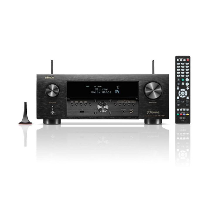 Denon AVRX4800H | Récepteur AV 9.4 canaux - 8K - Auro 3D - Cinéma maison - HEOS - Noir-Sonxplus Sorel