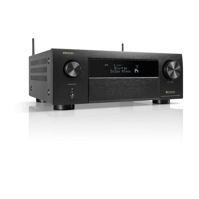 Denon AVRX4800H | Récepteur AV 9.4 canaux - 8K - Auro 3D - Cinéma maison - HEOS - Noir-Sonxplus Sorel