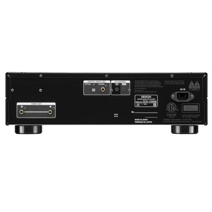 Denon DCD-1700NE | Lecteur CD/SACD - Avec Advanced AL32 Processing Plus - Mécanisme SVH - Noir-Sonxplus Sorel