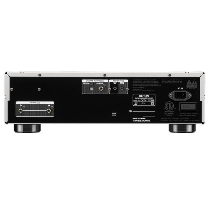 Denon DCD-1700NE | Lecteur CD/SACD - Avec Advanced AL32 Processing Plus - Mécanisme SVH - Argent-Sonxplus Sorel