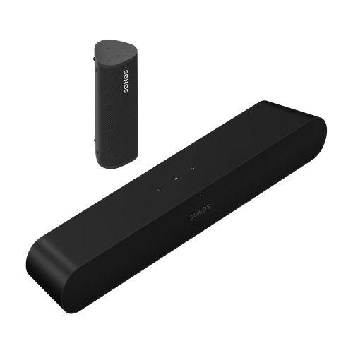 Sonos | Ensemble pour deux pièces avec Ray - Noir-Sonxplus Sorel