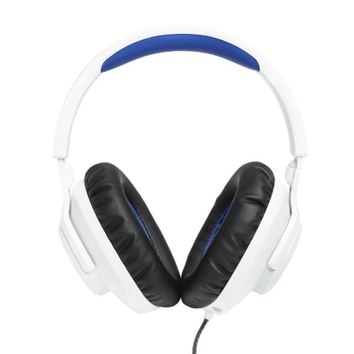 JBL Quantum 100P | Casque de jeu filaire circum-auriculaire - Pour Console Playstation - Blanc/Bleu-Sonxplus Sorel