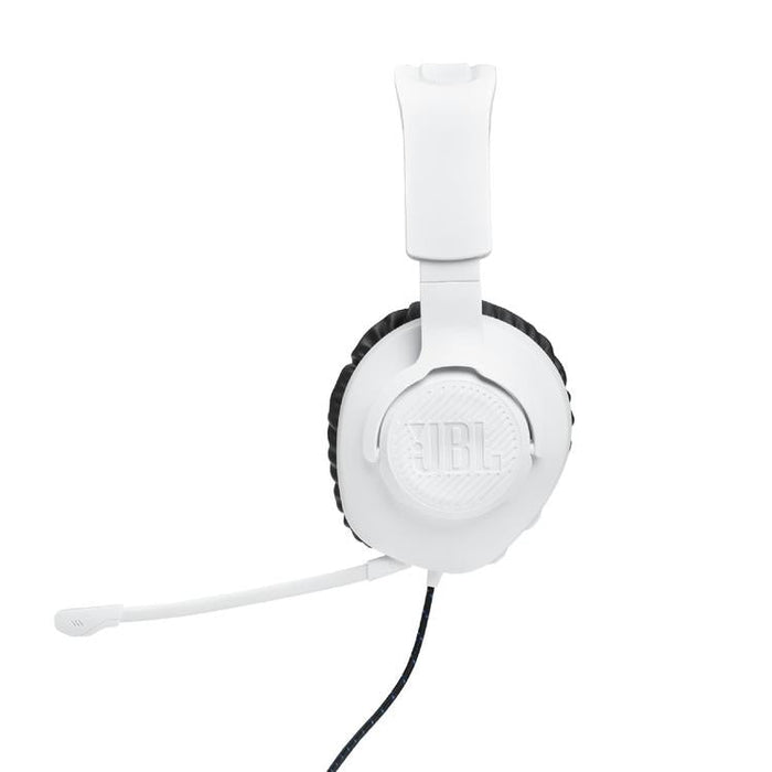 JBL Quantum 100P | Casque de jeu filaire circum-auriculaire - Pour Console Playstation - Blanc/Bleu-Sonxplus Sorel