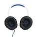 JBL Quantum 100P | Casque de jeu filaire circum-auriculaire - Pour Console Playstation - Blanc/Bleu-Sonxplus Sorel